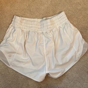 WHITE LULU HOTTY HOTS 2.5 HIGH WAISTED